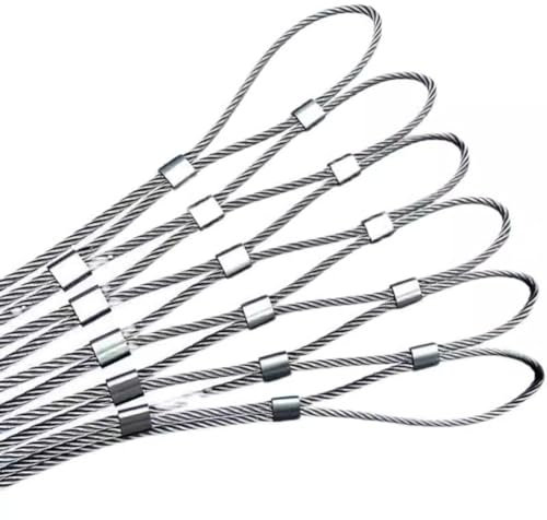 Rygcrud 304 Edelstahl-Drahtseilgeflecht, Flexibel Kabel Balustrade Mesh, Balkontreppe Fallschutz Zaun, Abschreckende Diebstahlsperre, Geflügelnetz(Silver-3mm,1x15m)