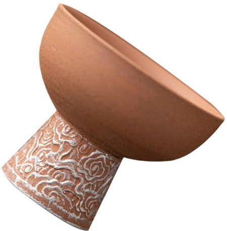 BCOATH Chinese Kung Fu Tea Bowl Ceramic Teacup Prevent Bottom for Tea Matcha Latte Cappuccino