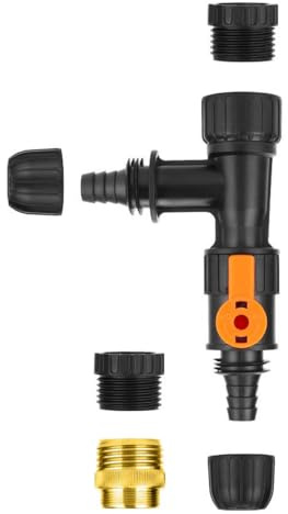 Hsthe Sea Fish Tank Cleaner Aquarium Automatisk Vattenväxlare med Kranadapter Kran Typ Akvarium Vattenväxlare