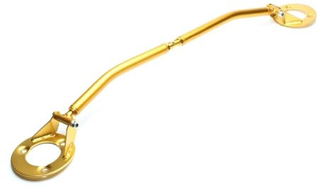 TA Technix Domstrebe verstellbar aus Aluminium für die Vorderachse in der Farbe Gold, eintragungsfrei, Art.-Nr. EVODSBM362G