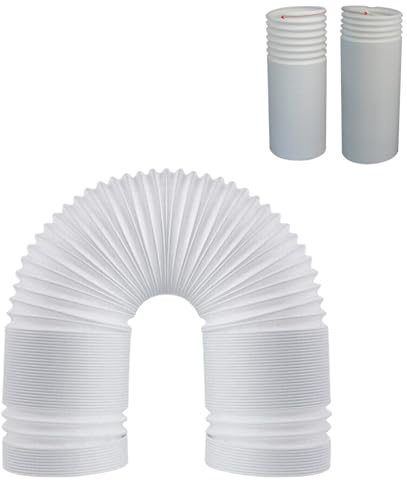 Portable Air Conditioner Exhaust Hose | 5.9 Inch (15 cm) Diameter | Anti & Clockwise Thread Options | Flexible Replacement Vent Hose for Mobile AC Units (Clockwise,3m)