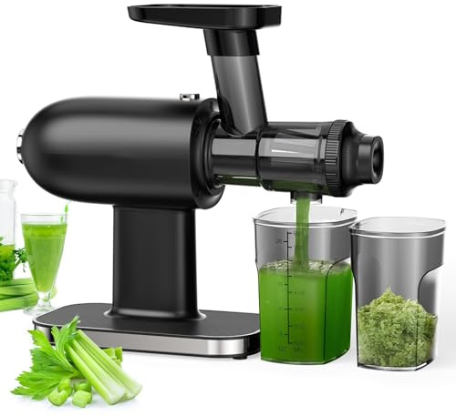Sugarcane Juicer,Slow Masticating Juicer, Reverse Function Celery Juicer, Vegetable Fruit Cold Press Juicer for Wheatgrass, Fruits Vegetables