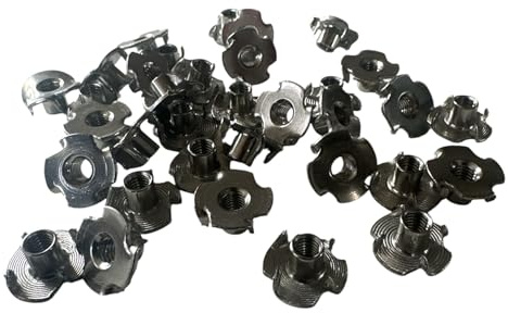 Edelstahl Einschlagmuttern metrisches Gewinde M4 M5 M6 M8 M10 M12 (1-100 Stück) (25, M10 x 12 x 25 mm)