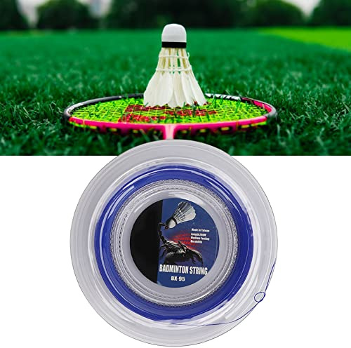 ZenithAur Durevole Filo di Ricambio per Racchetta con Diametro di 0,7 mm per Allenamento di Badminton, Fornisce Eccellente Elasticità, Corda Elastica per Racchetta da Badminton da (Blu)
