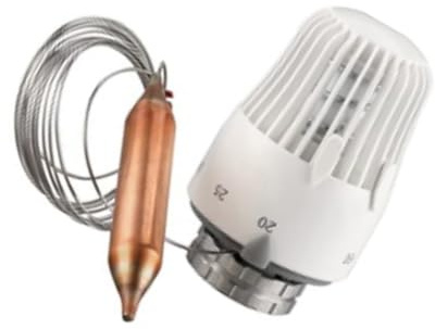 MonoSora TESTA TERMOSTATO SENSORE TELECOMANDO CON TUBO CAPillARE DA 2 M30X1.5 BIANCO VALVOLA DI CONTROLLO DELLA TEMPERATURA