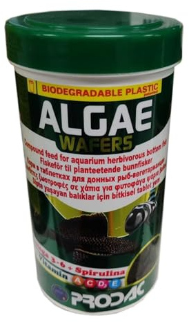 prodac Algae Wafers 250ml, mat för Vegetarisk bakgrundsfisk