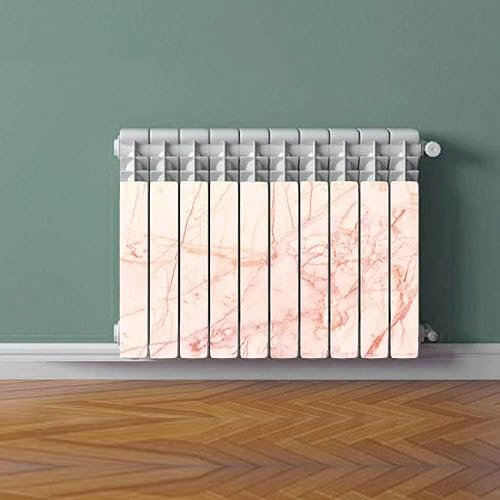 Termosifone MARMO ROSA Rivestimento Adesivo Laminato Stickers Termosifone Wrapping Interior Design