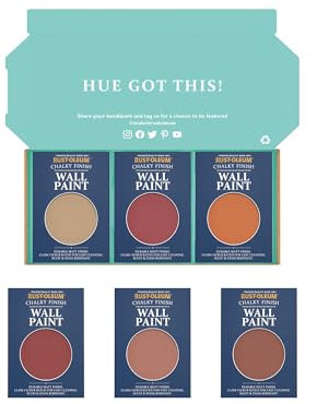 Rust-Oleum Wall Paint in Chalky Finish - Fiery Shades Tester Box
