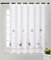 MERCURY TEXTIL- Cortinas de Cocina Translucidas Blancas con Dibujos Bordados de 140x140cm, Pack de 2 Visillos con Trabillas, Cortina para Cocina y Sala de Estar, Cortinas de Media Altura. (Capuchino)