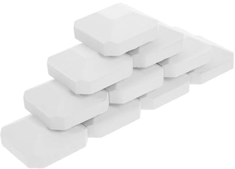 Alipis Ricambi per Barbecue A Gas 10 Bricchette di Cordierite Autopulenti Distribuzione del Calore Compatibile con Turbo