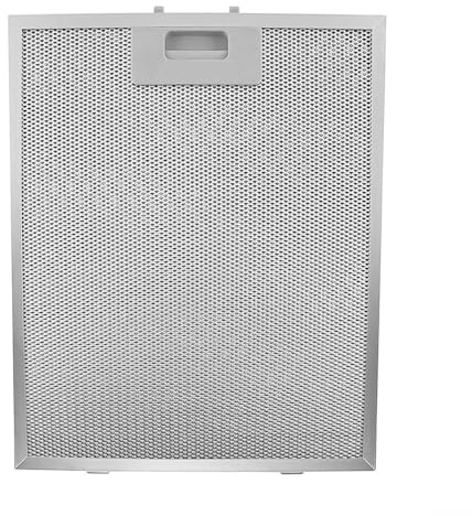 Laroal Filtre à graisse métallique pour hotte de cuisine 230 x 260 x 9 mm Filtre de flux d'air pour ventilation de cuisine Élimine les odeurs