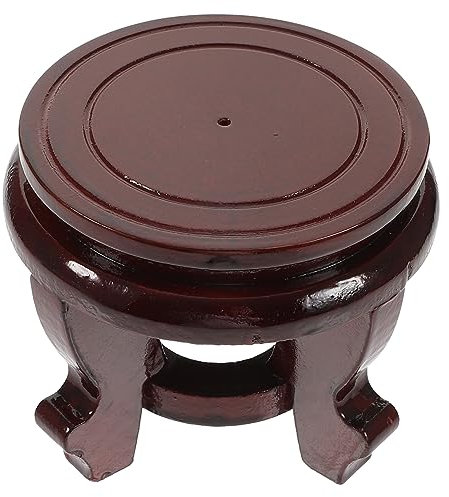 Toyvian Base del Vaso di Fiori Alto Supporto per Piante Bianco Alzate in Vaso Stand per Piante Indoor Supporto per Piante con Vaso Piedistallo Pianta Porta Piante Pentola di Legno