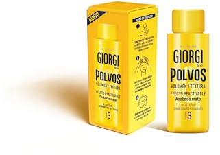 Giorgi Line - Polvere volumizzante 10 g - Volume intenso e istantaneo dalla radice - Finitura opaca - Formula Powder to Wax - Senza alcool e silicone - Texture leggera e pulita - Uso quotidiano