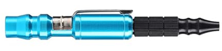 Plumero de aire de aleación de aluminio con accesorios giratorios de control de flujo de aire para mantenimiento de maquinaria, plumeros de aire de 3 colores para máquina herramienta