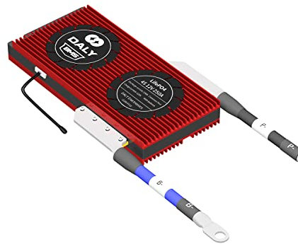 DALY BMS LiFePo4 4S Carte de protection PCB 12 V 250 A avec port commun et sonde de capteur pour batterie au lithium 3,2 V Outils électriques