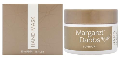 Margaret Dabbs Pure Overnight Hand Mask Softens Fine Lines and Boosts Firmness Rose and Lemon Scented 35ml