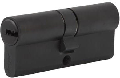 Jeriup Locks Euro Double Cylinder, 70mm(30/10/30) 2-3/4 Oil Rubbed Bronze with 5 Keys (dimple), Copper Cylinder, Suitable for Wooden, Composite, UPVC, Aluminium Doors with a Euro Profile