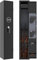 Armoire à Fusils 3 Armes Longues 【Norme DIN EN 1090-1】Armoires à Fusils en Tôle D'acier Armoire à Munitions Verrouillable Séparément Porte-Armes avec Serrure à Clé et Matériel de Montage 138x25x25cm