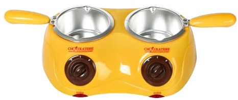Juego de fondue de chocolate, doble caldera, fundidor de chocolate eléctrico, queso dulce, accesorios de cocina para hornear