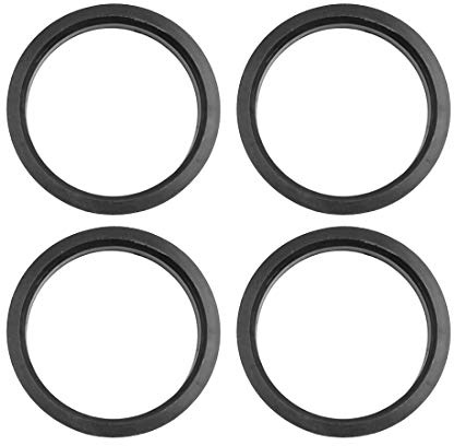 HFGDRH Anello Centratura Cerchione, 4 Pezzi OD 73,1 67, mm a ID 56,6 58,5 64,3, 57, Anelli di centraggio del mozzo dell'auto Distanziali in plastica for Foro Ruota(73.1-63.4 mm)