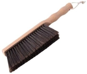 Spazzola per la pulizia con manico in legno, rimuove efficacemente i detriti dal divano, biancheria da letto, tappezzeria, casa, auto, manutenzione essenziale con manico lungo