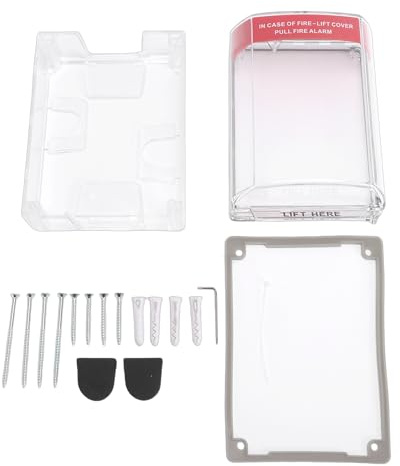 Srliya Copertura della Stazione di Tiro Dell'allarme Antincendio Protezione Protettiva del Punto di Chiamata Manuale Previene L'attivazione Accidentale di Danni Fisici Polvere e Detriti