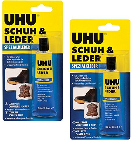 2 x UHU Schuh & Leder Spezialklebstoff 30g