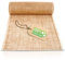 HAPPYNAPS® Jute Tischläufer, Juteband Tischband Natur, Hochzeit Deko Vintage, Tischdeko Braun Beige, Hochzeitsdeko Rustikal | Leinen Juteläufer mit doppelter Seitennaht | 30cm breit & 10m Rolle