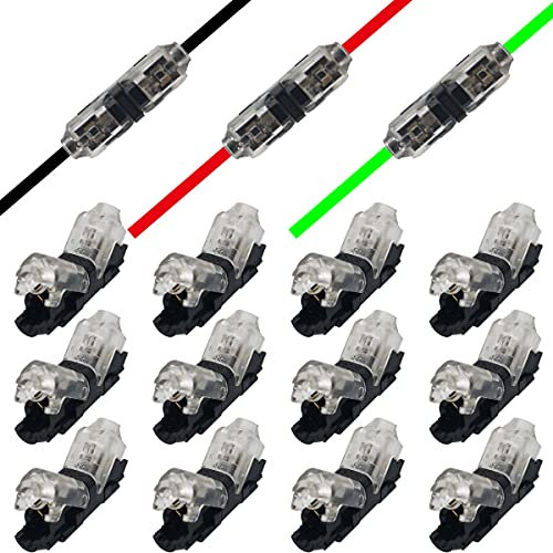 CTRICALVER 1-pin Wiring Connector - Branch Wiring Connection, Simple and High-speed Installation [12 pcs]