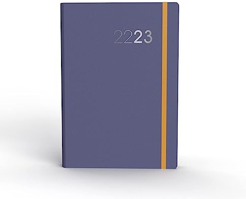 Collins Legacy A5 Wochenansicht, akademischer Terminplaner 2022-23, Lila (CL53M.55-2223) – Studenten-Tagebuchplaner mit Tagebuch, Notizen und Stundenplänen
