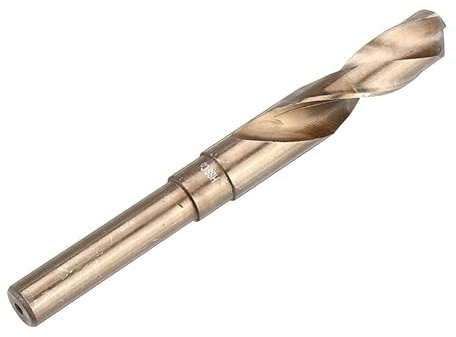 NUSHKI Punta Elicoidale Al Cobalto M35 HSS-Co Punta Da Trapano Con Gambo Ridotto Da 1/2 Pollice Per Perforazione In Acciaio Inossidabile Del Metallo,14,5 Mm
