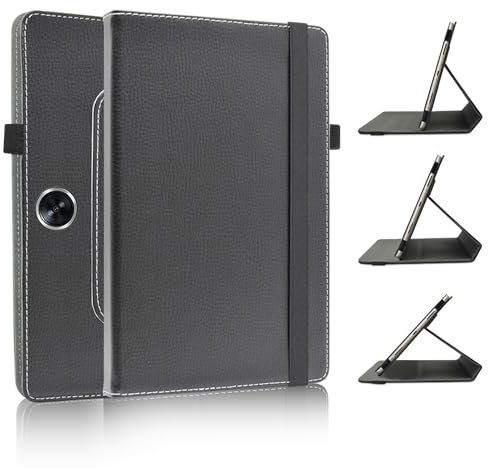 JRTAL Custodia per Oppo Pad Neo/oneplus Pad Go, PU Caso Pelle Girevole 360°Rotante Cover Case per Oppo Pad Neo/oneplus Pad Go 11.4 Tablet - Nero