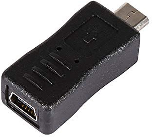 Beufee Adaptador Mini USB A Micro USB, Adaptador HDMI Macho A USB Hembra, Conector Micro USB, Adaptador De Cable USB para Reproductor MP3, Cámara De Salpicadero