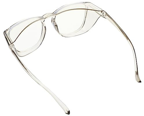 WOONEKY 4paare Transparente Radbrille Anti-beschlag Und Staubdicht Leichte Schutzbrille Für Radfahren Outdoor-aktivitäten Und Tägliches Tragen