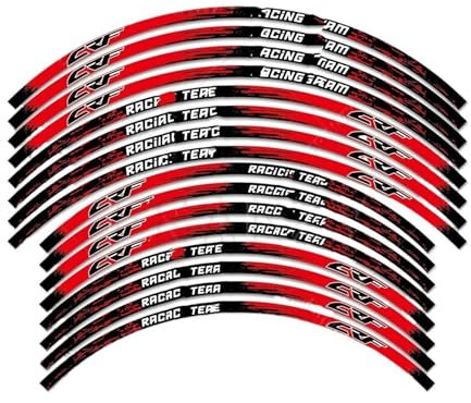 Moto Llantas Para C&RF 450 C&RF 250 L 300L 450x 450r 250r 250f 150l 230 Adhesivo Reflectante Rueda Motocicleta Cinta Adhesiva Llanta Moto Scooter Pegatinas