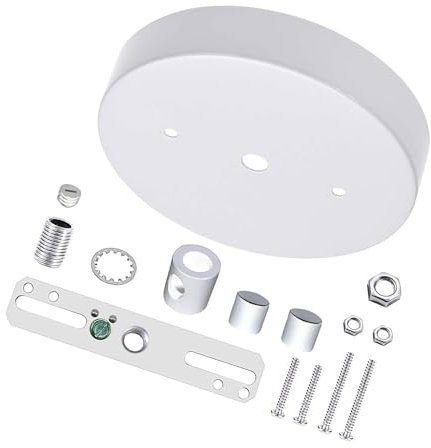 HEEZOU Elegante Deckenbaldachin Set Deckenbaldachin Montagezubehör Beleuchtungsprojekt Eisen Baldachin Hardware Für Anhängerleuchten
