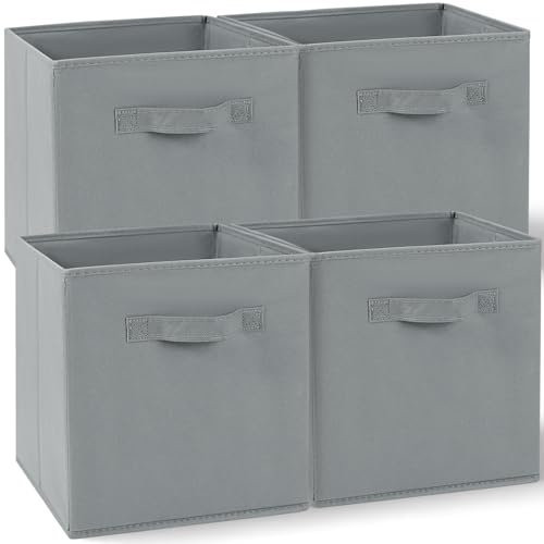 Amazing Tour Cube Storage Boxes, Foldable with Handles, 4 Pack