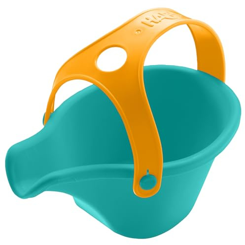 HABA Annaffiatoio per bambini – Giocattolo per irrigazione per giardino, sabbiera e spiaggia – Robusto, maneggevole e durevole, annaffiatoio per bambini in blu turchese – 2013029002