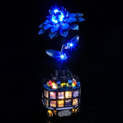 Kit d’éclairage LED pour Lego 76784 Le Dahlia noir (modèle Lego non inclus), jouet créatif, accessoire de décoration