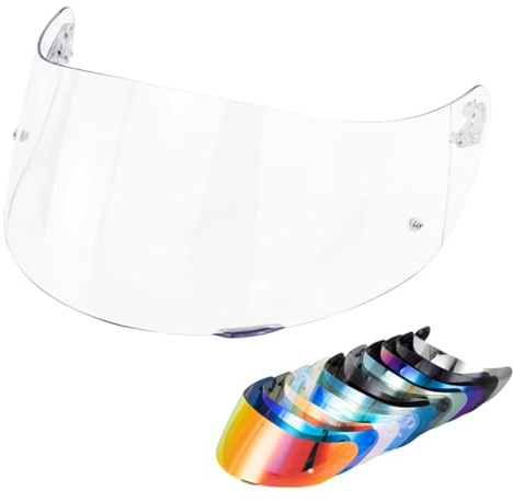 VODHXA Visière de Casque pour AGV K1 / K1S / K3SV / K5S, Anti-Rayures Teintée Verres de Casque de Moto, Visiere Casque Moto Plein Visage, Casque de Moto Accessoires de Remplacement,F Transparent