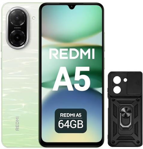 XIAOMI Redmi A5 Móvil 6.88 120Hz, 64GB+3GB RAM - Cámara AI 32MP, Batería 5200mAh, Lector Huella, Procesador Octa-Core - Verde