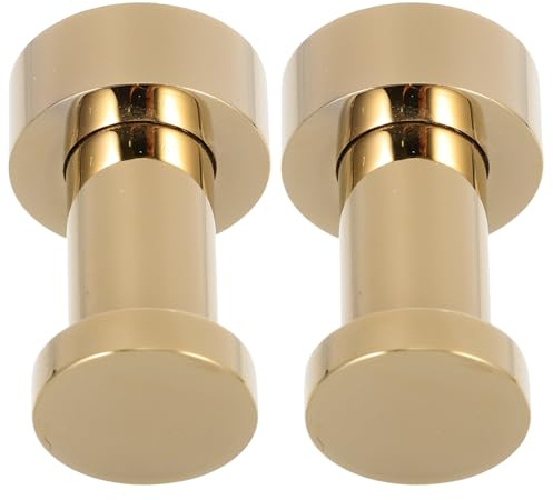 Veemoon Ganci per Asciugamani da Bagno in Ottone, Appendini per Porta Multifunzionali, Ganci da Parete Rotondi Resistenti per Accappatoi, per Bagno, Cucina e Camera da Letto, Confezione