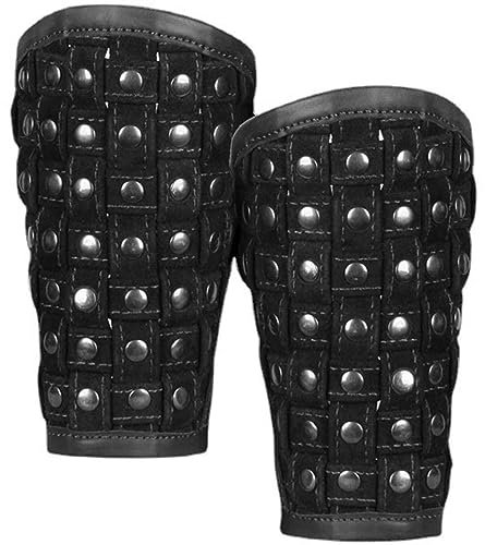 Cosplay Requisiten Kunstleder Armschienen Wikinger Kostüm Schnürarm Rüstung Manschette Kreuz String Gauntlet Armband