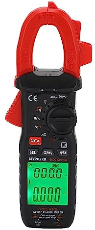 Zangenstromprüfer, Digitales Zangenmessgerät, Zangenmultimeter, LCD-Display mit Hintergrundbeleuchtung, Voltmeter, Wechselstrom-Gleichstrom-Stromprüfer, Widerstand,
