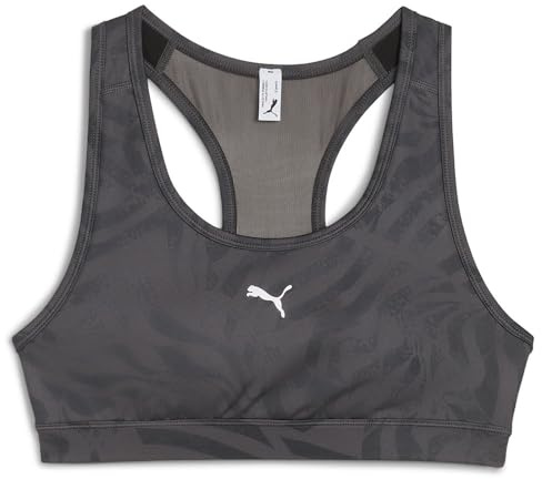 PUMA dam 4keep BH – vadderad – randig tryckt band bh (paket med 1)