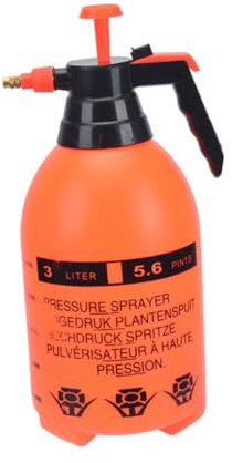 Pulvérisateur à Pompe Manuelle 2l Rouge en Plastique pour Arrosage