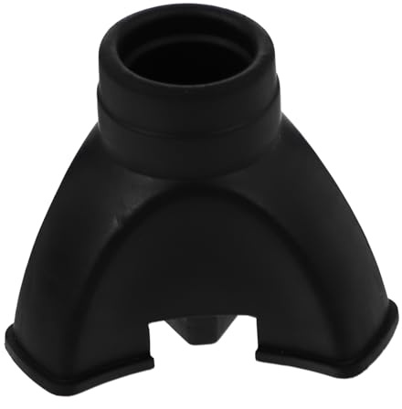 2pezzi Coperture Antiscivolo in Gomma per Bastoni da Trekking | Cuscinetto Triangolare Nero, Accessorio Outdoor Rondella in Acciaio Inox Anti-usura