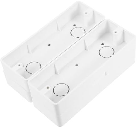 UKCOCO Outdoor Electrical Box 4pcs Wall Socket Boxes Accessories for Wall Mounting