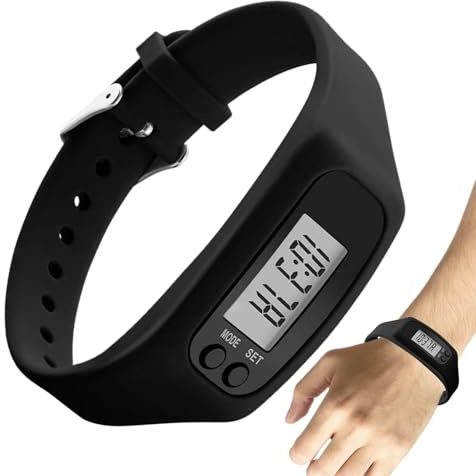Watch with Pedometer - LCD Display Fitness, No App Required Step Counter Watch with Time, Distance & Calorie Monitor, for Men, Women, Seniors, Walking, Jogging, Hiking, and Daily Fitness