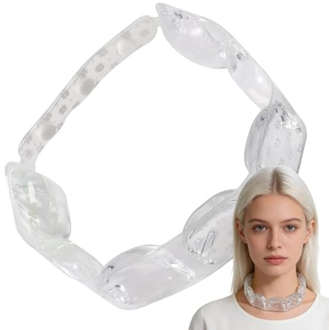 Refroidisseurs de cou | Réutilisable, ajustable, rafraîchissant à porter sur soi,Poche de glace cervicale -, Été, Sport, Extérieur, Plage, Cyclisme, Travail, Voyage, Randonnée, Pêche